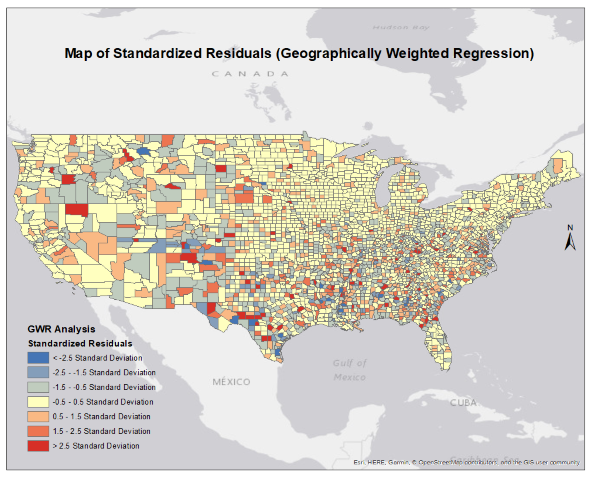 Geographically Weighted Regression Analysis